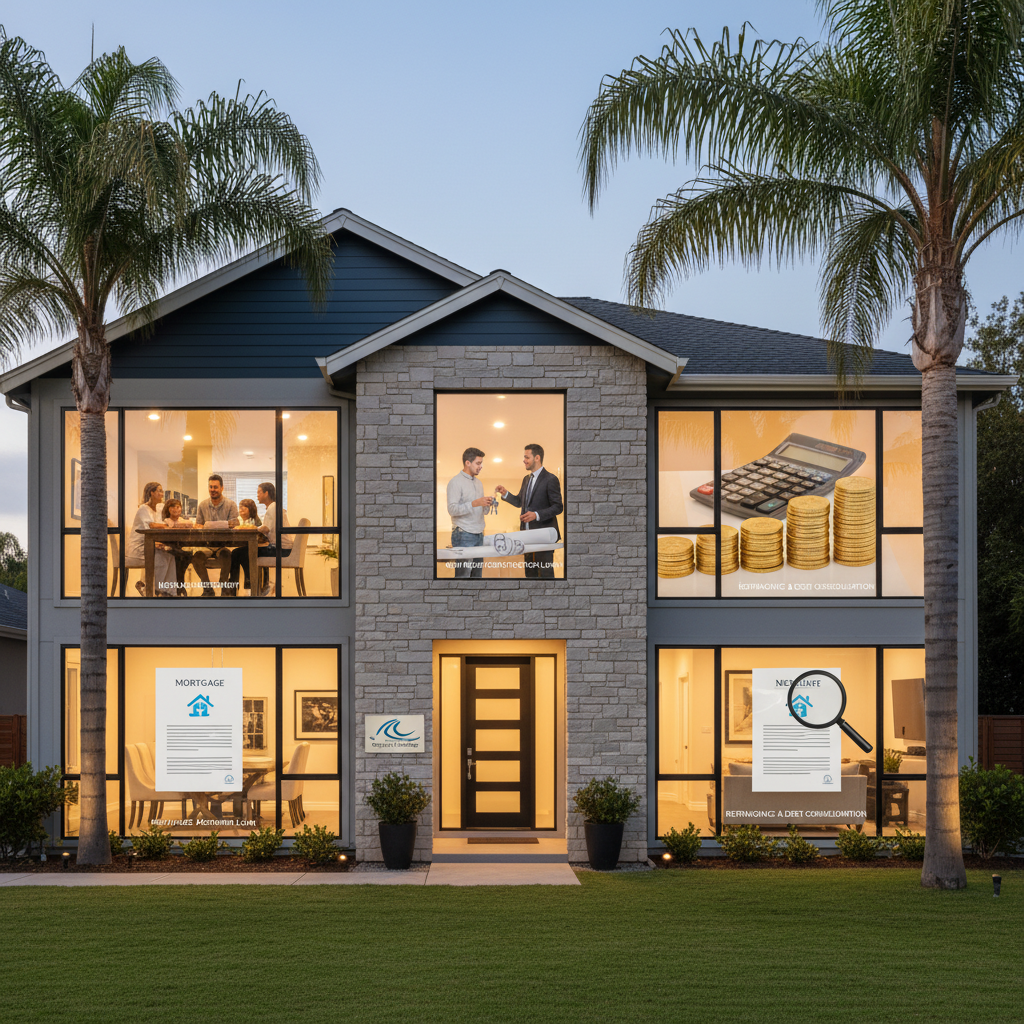 SFR and 2\u20134 unit investment property mortgage